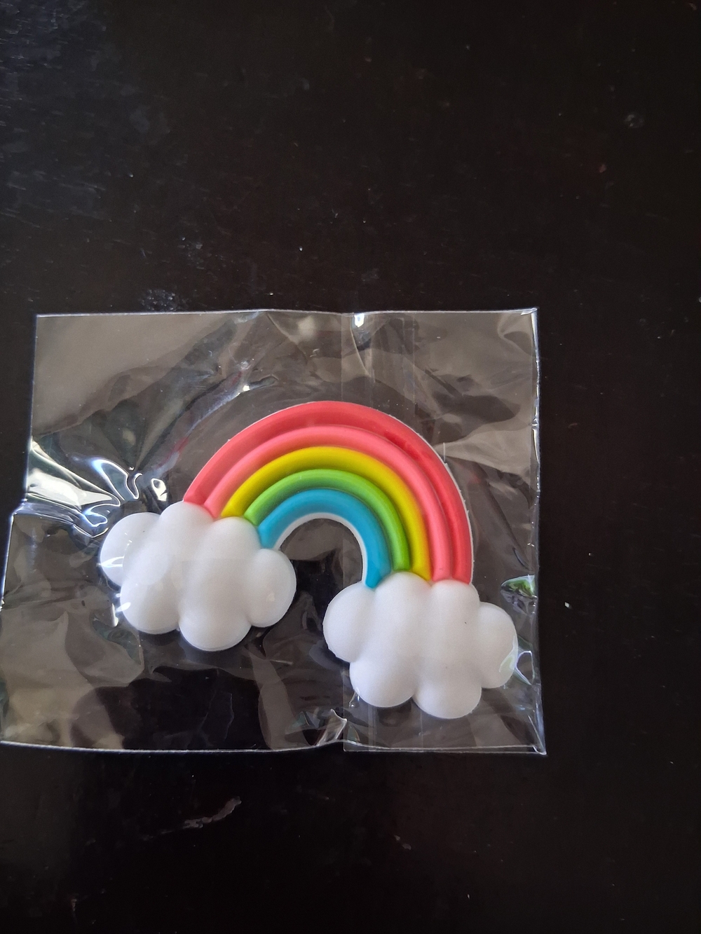 NWT Rainbow Cloud Fridge Magnet 2 In